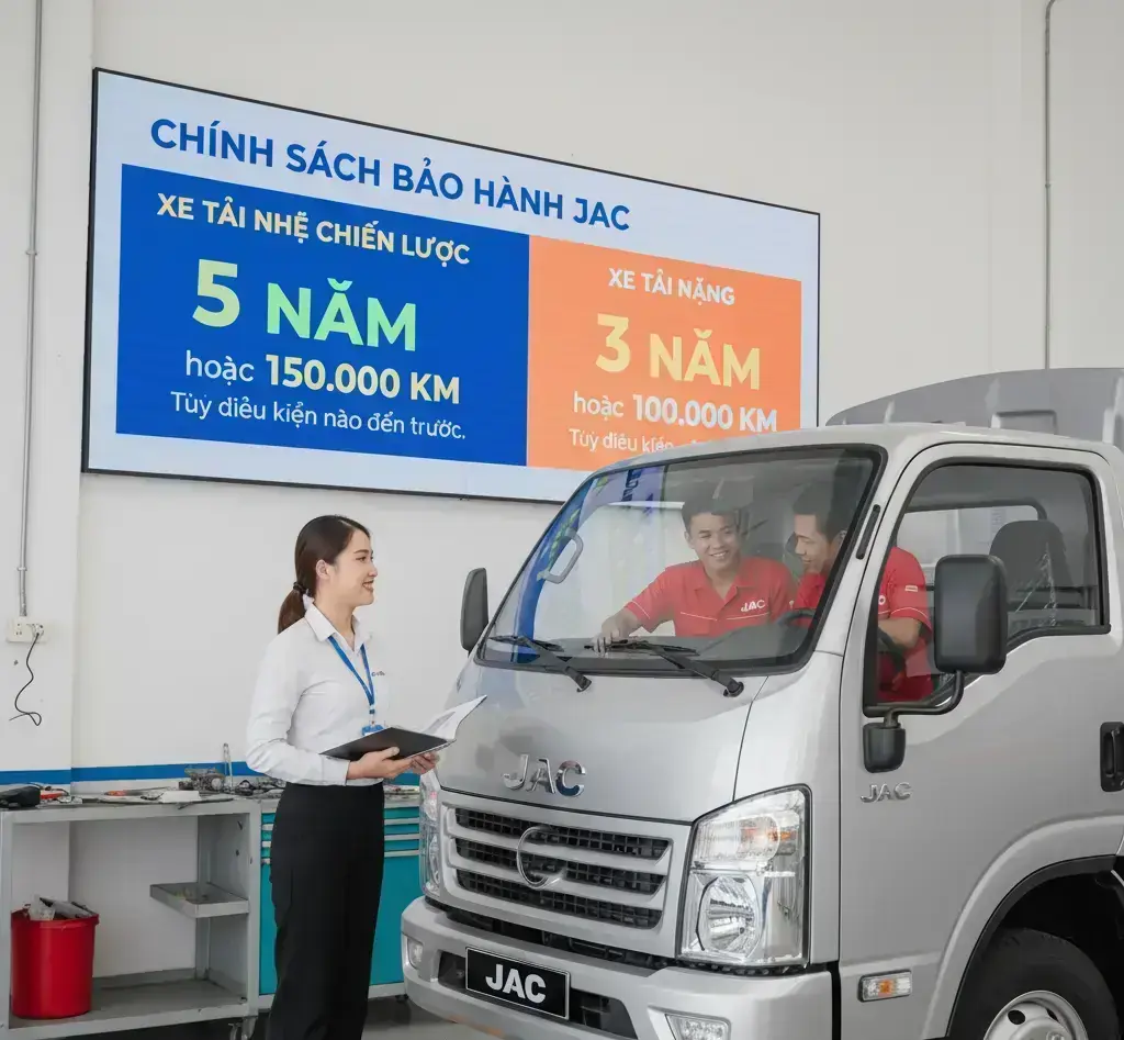 Chuyên viên đang tư vấn chính sách bảo hành