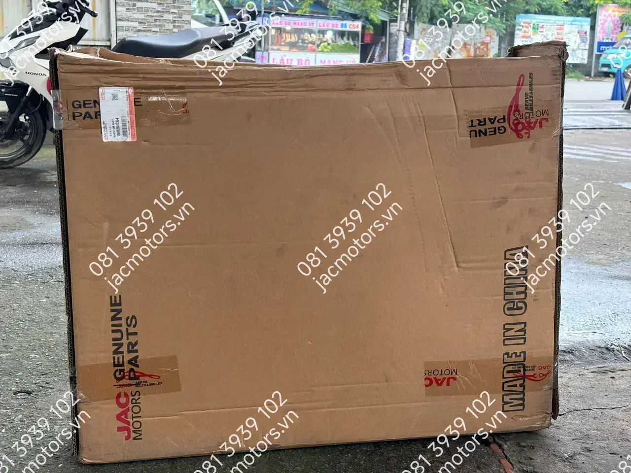 Két nước xe tải JAC Nguyên kiện